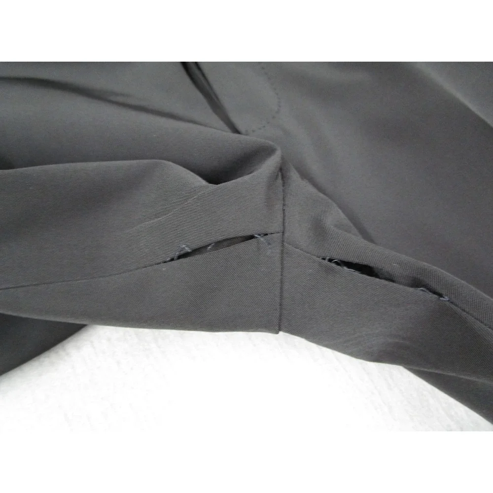 Prada Milano Suit Mens Black Stretch 48R Italy A8095 2 Piece 3 Button
